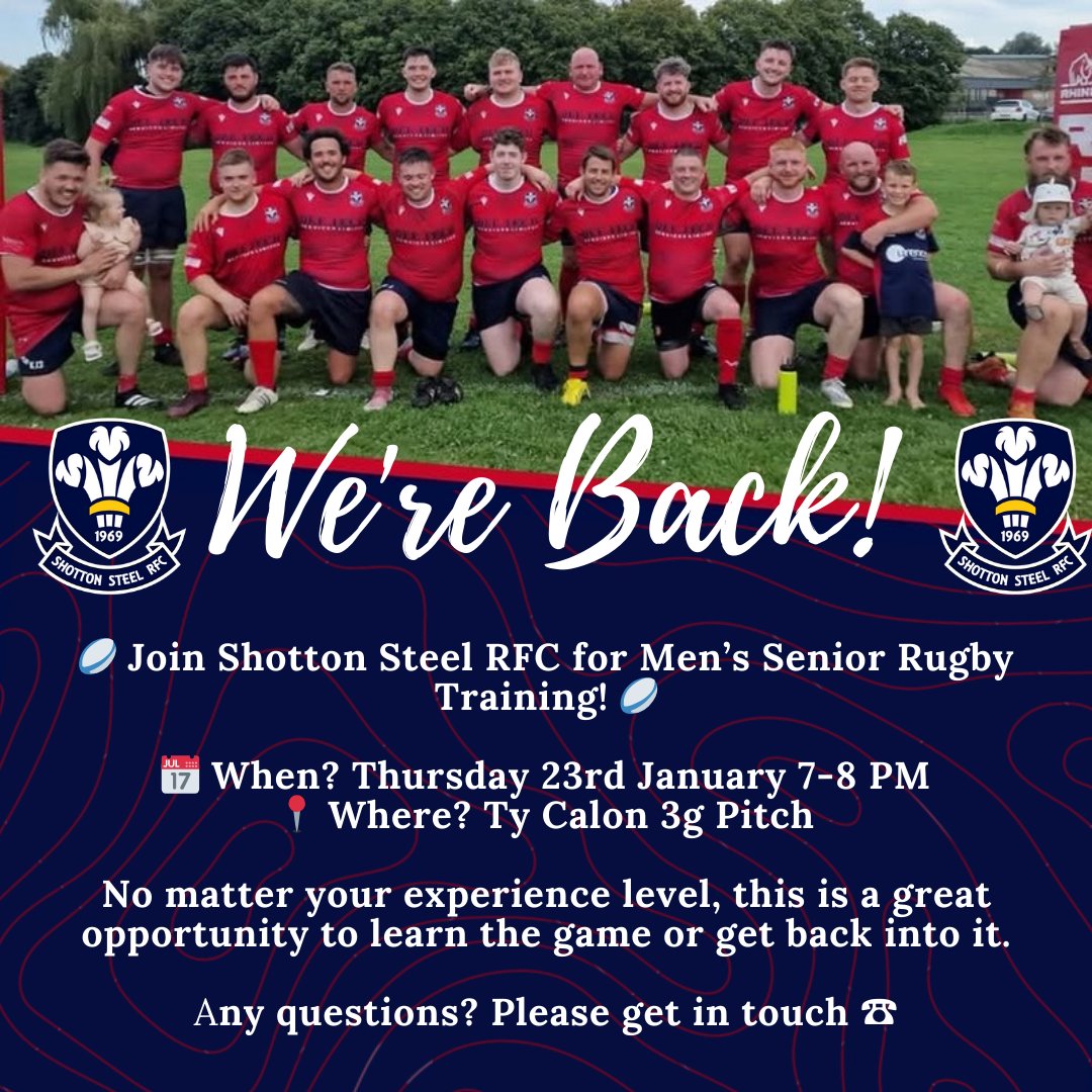 After a short break we're back and ready to rebuild for the 2025/26 season. Social rugby for all. Old, New, Returning players welcome. Please get in touch for more info or just turn up and join in.