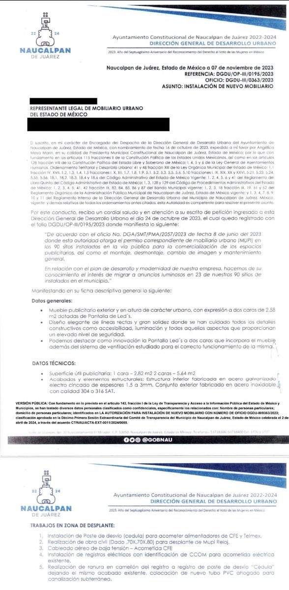 JosefaCorrige's tweet image. ¡Ni un paso atrás!  ✊  Nos unimos a la lucha contra la instalación ilegal de publicidad en Tlalnepantla.   #mupi #falso @clearchanneloutdoor @gob_tlalne
¡Clear Channel, no te hagas el loco!