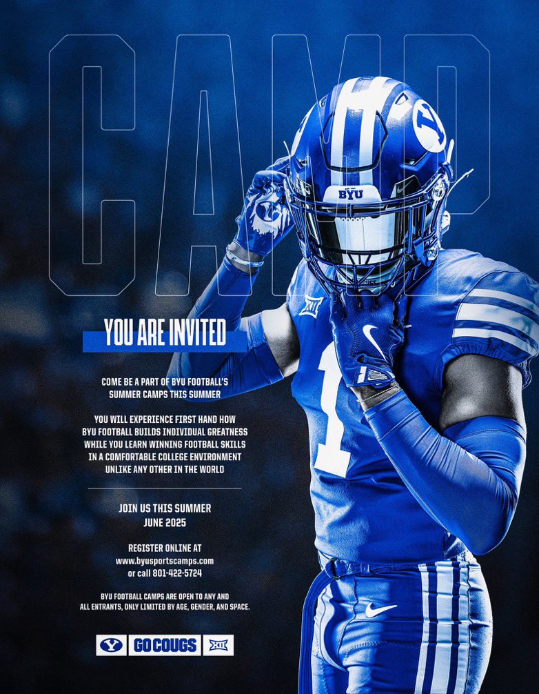 Thank you for the invite <a href="/feula94/">Vince Feula</a>. Excited to compete in front of the coaching staff this June. <a href="/BYU_CoachJustin/">Coach Justin Anderson</a> <a href="/tysonmcdaniel10/">Tyson McDaniel</a> <a href="/Coach_DFunk/">Darrell Funk</a>  <a href="/Coachcash_/">Cassius D. Pierce Jr.</a>