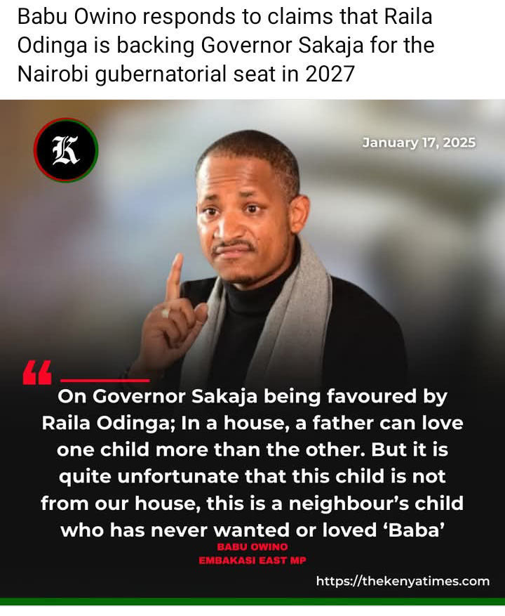 geoogwang6's tweet photo. UNMERITED FAVOR 
of Raila to Sakaja means 
Just continue to be mo until 2032 or try presidency at your own without Raila support..,⚠️

#Ichaweri
#Azziad 
#Uhuru Kenyatta 
#NSSF 
#Aisha Jumwa
#Babu 
#Natembeya 
#Ann Waiguru
#Inua Jamii https://t.co/guaQ7r5OdL