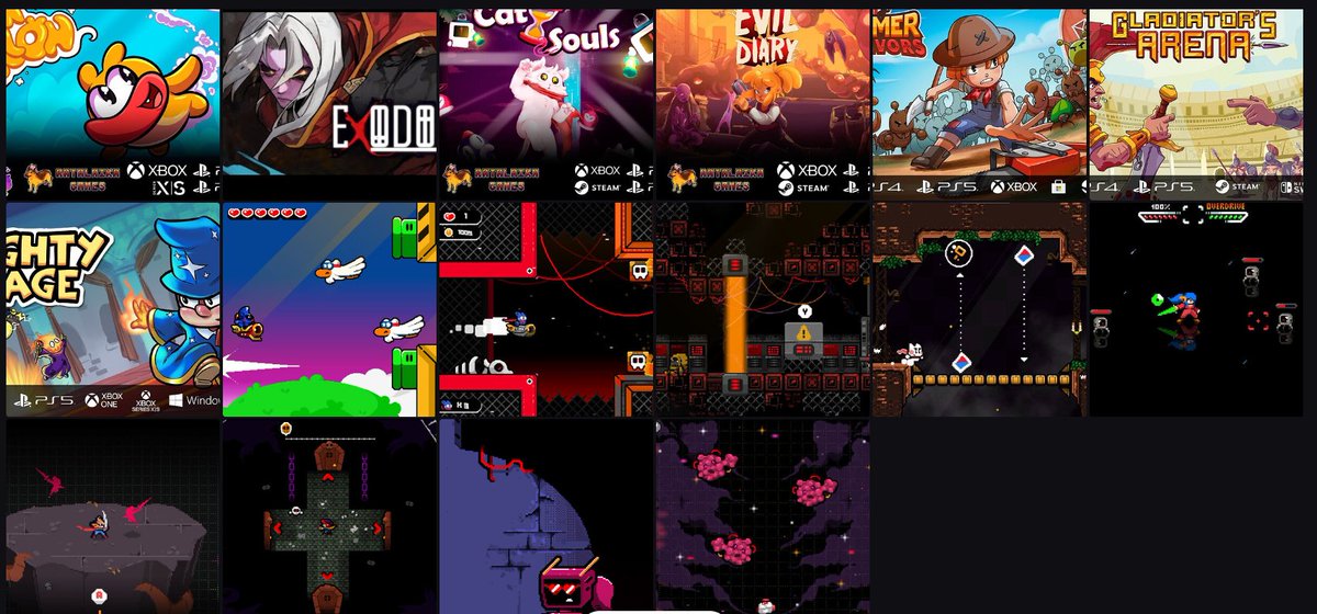 Angelo_Gamedev's tweet image. Olá pessoal, há alguns dias comecei a organizar alguns dos meus trabalhos como pixel artist e game dev. Espero que gostem. 🩷
Se quiser aprender pixel art eu criei um curso bem maneiro utilizando o aseprite. Link nos comentários :D
#indiedev #gamedev #pixelartist