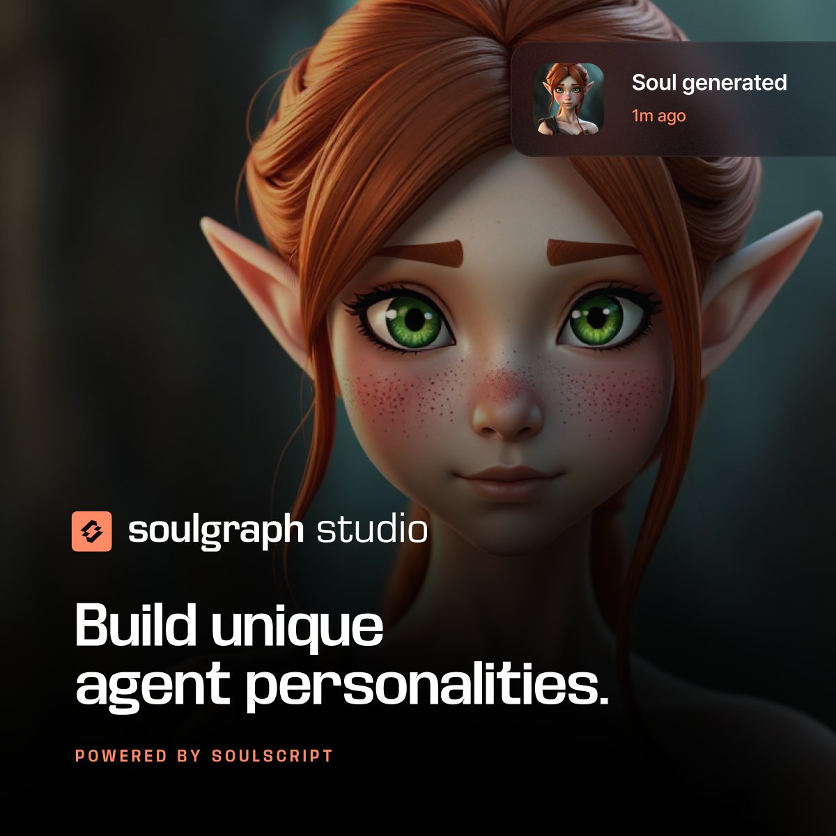 now available: soulgraph studio preview release

studio.soulgra.ph

rebuilt from the ground up for desktop and mobile–an IDE for developers, and a tool for creators to bring their agents &amp; personalities to life.