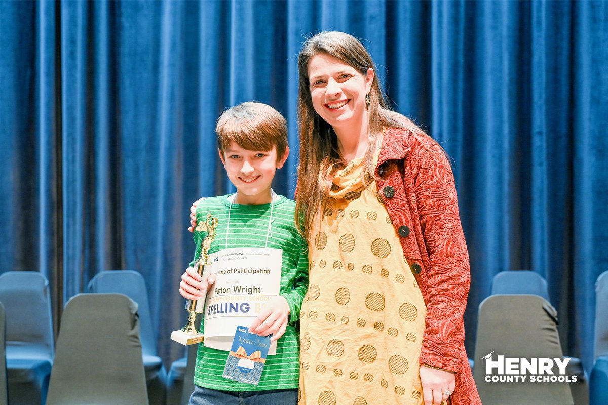 Henry County Schools (@henrycountyboe) on Twitter photo Congratulations to Patton Wright from <a href="/OMS_HCS/">OMS_HCS</a>! His exceptional skills earned him the title of 2024-2025 HCS Spelling Bee champion. Runners-up included Madeline Sorto (<a href="/SMS_HCS/">Stockbridge Middle</a>), Alexa Fraser (<a href="/WMSHCS/">WoodlandMiddle_HCS</a>), and Lila Sciacca (<a href="/NHE_HCS/">NHE_HCS</a>). We are #HenryProud of all our competitors! Congratulations to Patton Wright from <a href="/OMS_HCS/">OMS_HCS</a>! His exceptional skills earned him the title of 2024-2025 HCS Spelling Bee champion. Runners-up included Madeline Sorto (<a href="/SMS_HCS/">Stockbridge Middle</a>), Alexa Fraser (<a href="/WMSHCS/">WoodlandMiddle_HCS</a>), and Lila Sciacca (<a href="/NHE_HCS/">NHE_HCS</a>). We are #HenryProud of all our competitors!