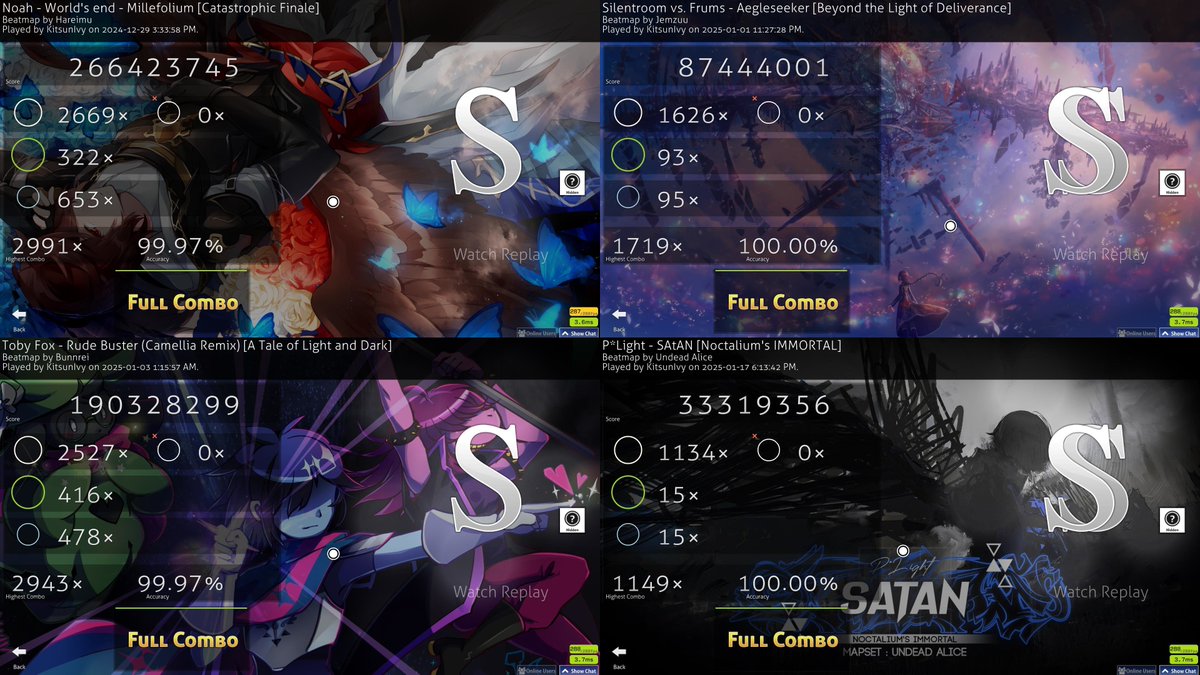 Kitsunivy's tweet photo. Top 50 reached! (after more than 7 years...)
Score dump https://t.co/NJTO5n64jN
