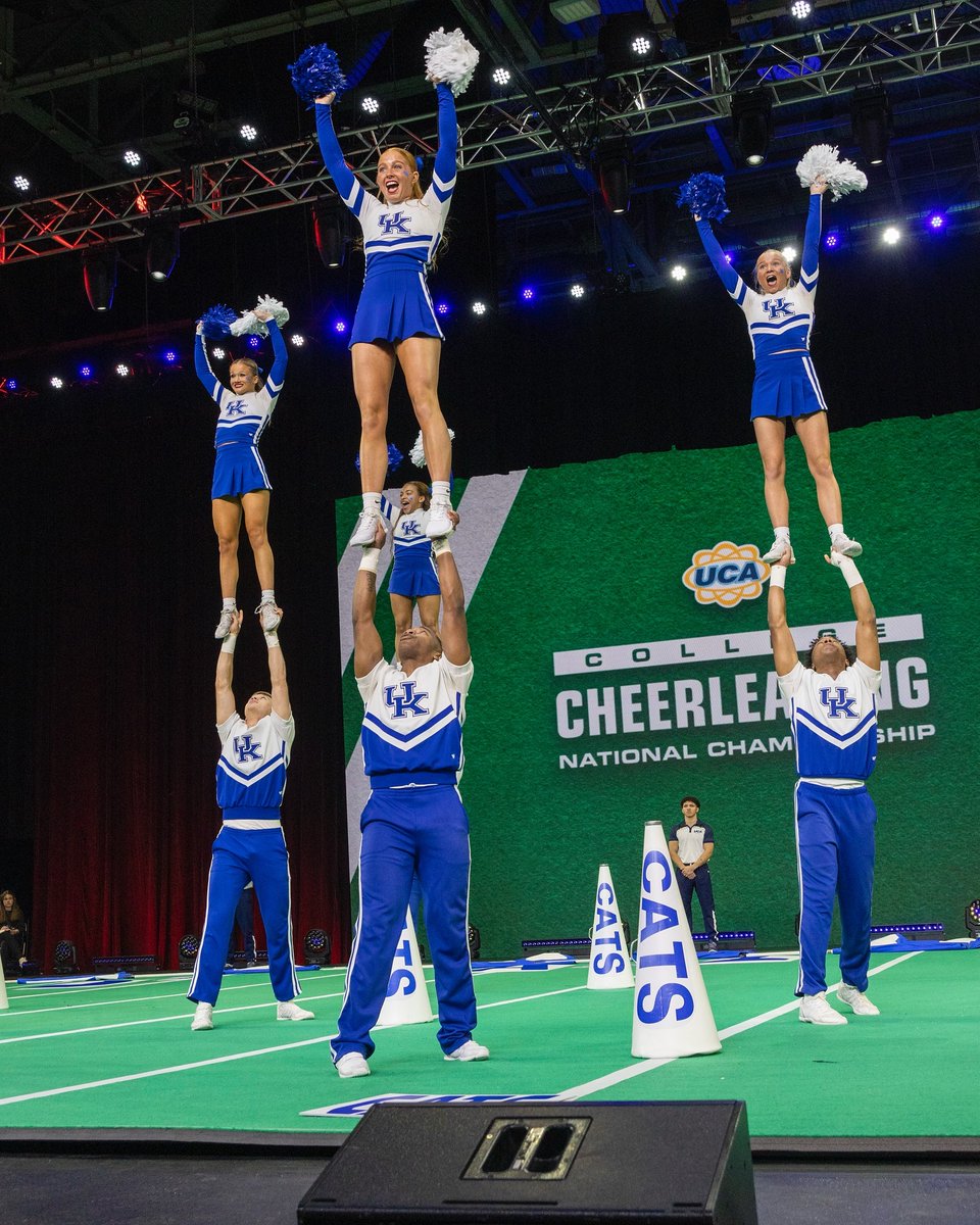 universityofky's tweet image. Join us in wishing the @KentuckyDance and @KentuckyCheer GOOD LUCK at Nationals this weekend!

Go Cats!