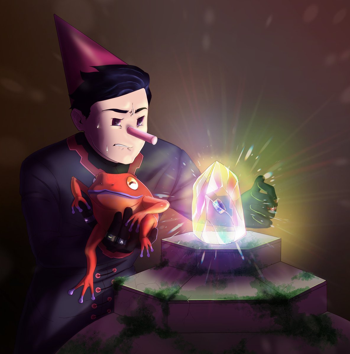 gevorla's tweet image. After collecting donuts, our hero Benito sets off on a quest to find the legendary iridescent ring. Will he manage to uncover the final missing piece for his collection? ✨💍

@RuniverseGame  x @ForgottenRunes 

#RuniverseGame #ForgottenRunes #PlayAndEarn #NFTGaming #GameFi…