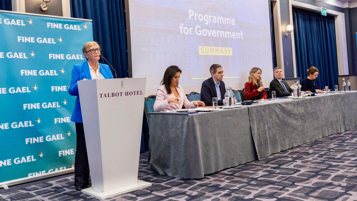 Today Fine Gael held the first of five regional meetings to engage with members and hear their views on the draft Programme for Government. 

This Programme for Government delivers for families, businesses, rural Ireland &amp; communities.

To read it, go to: finegael.ie/ProgrammeForGo…