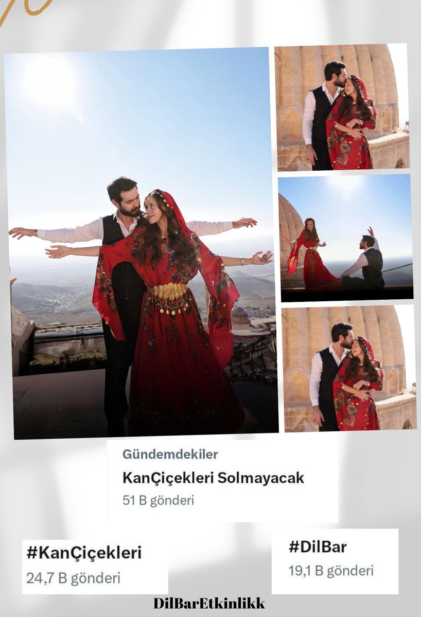 Bu akşam son kez KanÇiçekleri Solmayacak dedik❤ 

3 sezon boyunca #DilBar hikayesini sunan başta Yağmur ve Barış olmak üzere tüm ekip emeğinize sağlık🤍

DilBarsevenler ve tüm fandoma da sonsuz teşekkürler. Biz güçlü bir aile olarak bu hikayemizi sonlandırıyoruz.🥰
#KanÇiçekleri