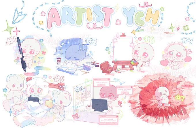 HIHI ;; !! Todays my bday and I hope its okay to ask if you could share my art ( ⸝⸝'꒳`⸝⸝)I draw pretty women and do YCH bases year round :D!! 