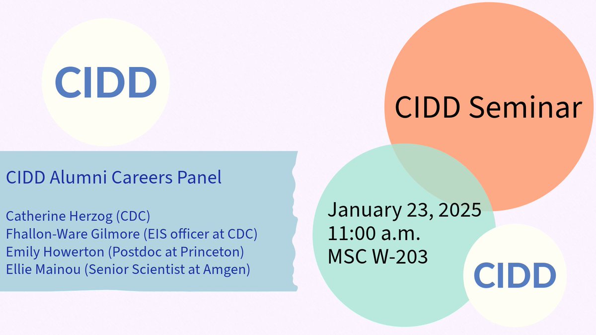 Happy New Year &amp; welcome to a new semester! 🎉 Hope you're staying warm! ❄️ We're kicking things off strong with a Career Panel led by some of our very own. Don’t miss it! 💼 #WorkforceReady #CIDDAlumni #StayWarm