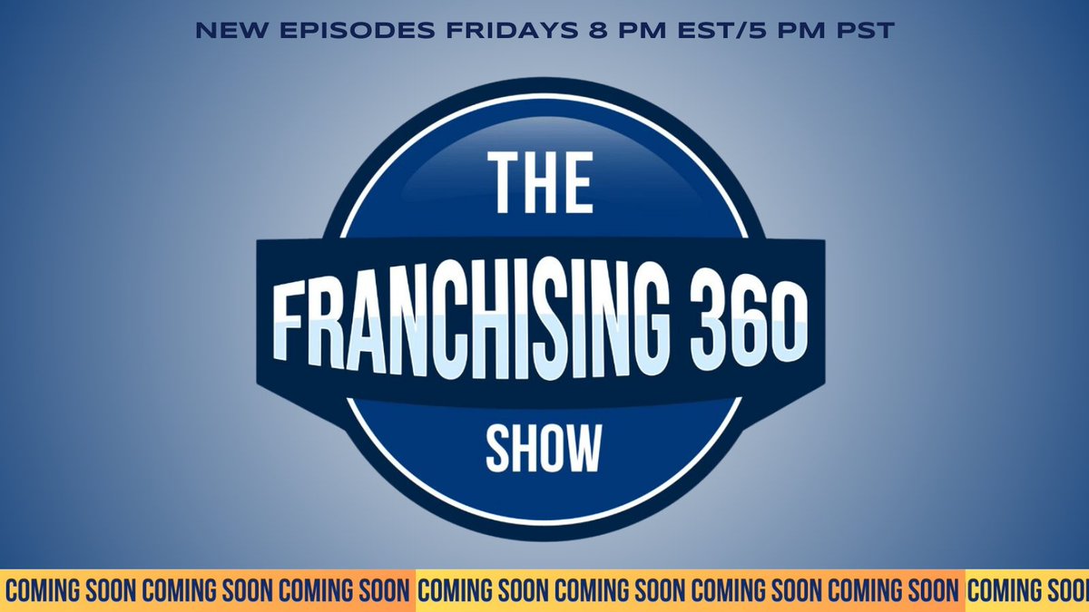 FranCoach4U's tweet image. Tune in to Franchising 360 tonight with @TimParmeter &amp;amp; Danielle Wright at 8 PM EST/5 PM PST on your local @biztv📺

Find your station &amp;amp; streaming options here: hubs.la/Q0331Z6c0

#Franchising360 #BizTV #FranCoach #FranchiseSuccess #Entrepreneurship #SmallBusiness