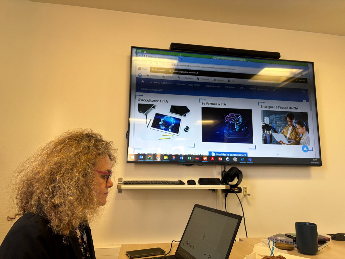 CARDIE de l'académie de Toulouse (@cardie_tlse) on Twitter photo ➡️ Journée riche en créativité et en collaboration pour le groupe communication de la <a href="/cardie_tlse/">CARDIE de l'académie de Toulouse</a>.
🌐 Évolution de notre site internet.
📰 Préparation de la prochaine lettre d'information. #IA
📚 Valorisation des projets innovants.
Merci à toute l’équipe pour son engagement. ➡️ Journée riche en créativité et en collaboration pour le groupe communication de la <a href="/cardie_tlse/">CARDIE de l'académie de Toulouse</a>.
🌐 Évolution de notre site internet.
📰 Préparation de la prochaine lettre d'information. #IA
📚 Valorisation des projets innovants.
Merci à toute l’équipe pour son engagement.