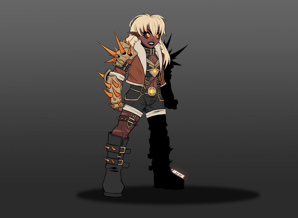Krystia_Ignis's tweet image. &quot;Hellspawn Slayer&quot;
@Alina_AE @AEArtStation 
#aqw