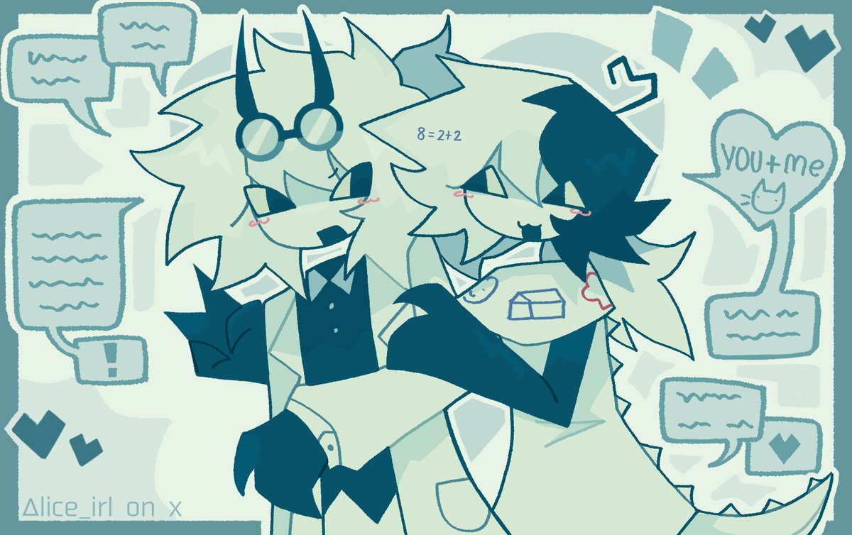 Princes16142231's tweet image. Zip x Edward 

Requested from my sis ^^ (oc designs by @A3DGhost) #fundamentalpapereducation  #fpe #zipward