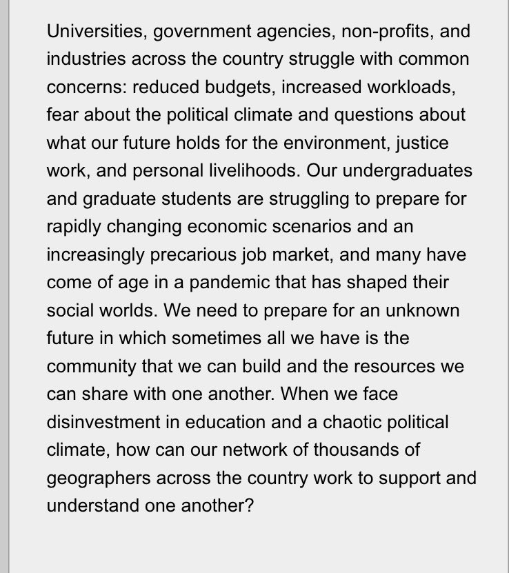 Friends and colleagues! I have been nominated and am running for Vice President of the American Association of Geographers (!) Thanks to those of you who encouraged me to accept the nomination. Please consider casting your vote! ❤️‍🔥❤️‍🔥❤️‍🔥