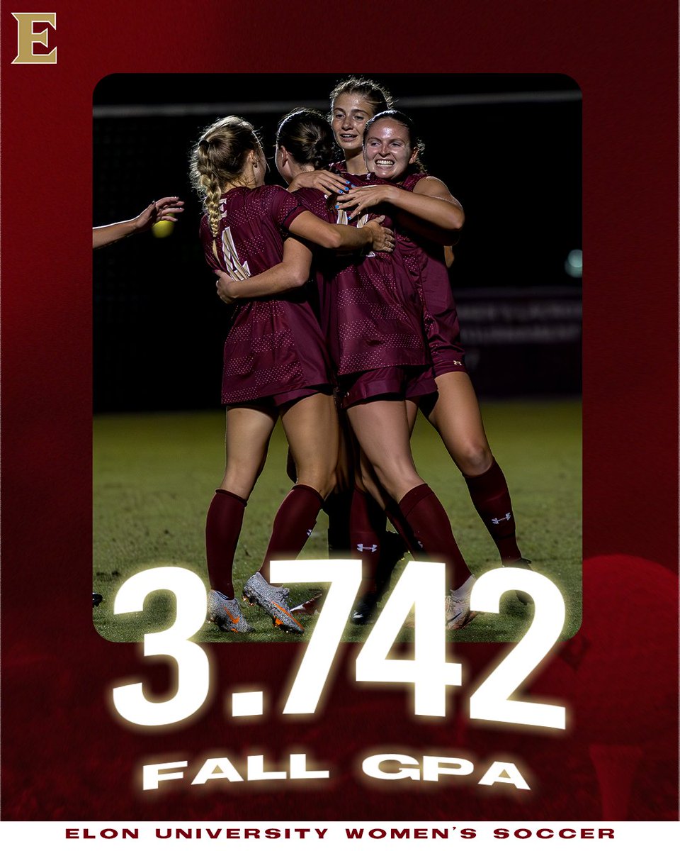 Winning on AND off the field! Four of the last five semesters have resulted in a 3.7 team GPA or better!