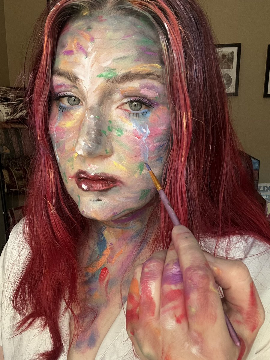 when your impressionist paintings of heaven turned out to be fakes - well, you took me to hell, too 🎨