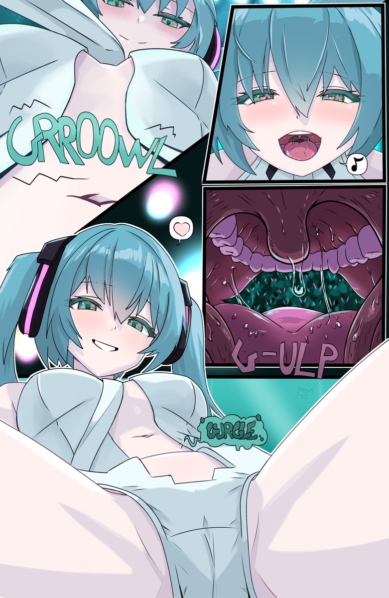 With Miku in Fortnite and the Desktop Mate, now's a good a time as any to make a Miku

#sizetwitter #giantess #巨大娘 #vore #丸呑み