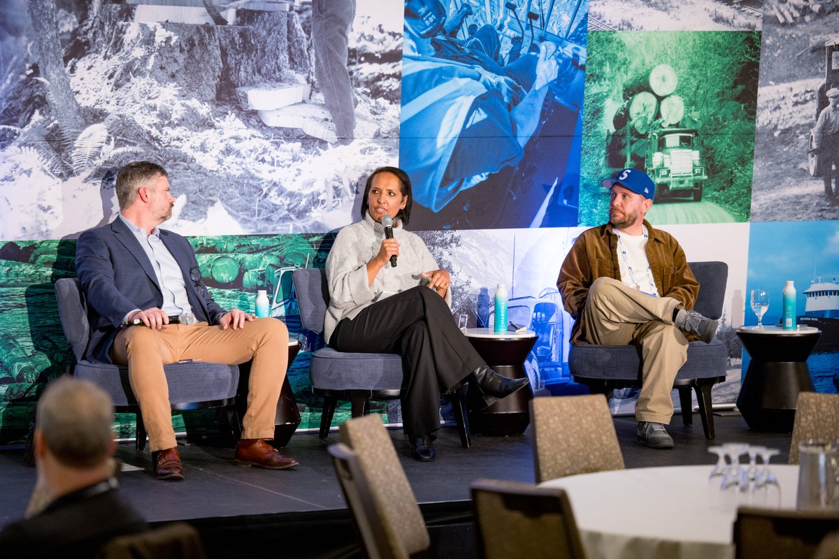 A wonderful session discussing the importance of sharing the important stories of forestry. A big thank you to our speakers:
Derek Nighbor - President and CEO, Forest Products Association of Canada
Simi Sara - Radio Host, CKNW
Bob Kronbauer - Content Creator, BC Bob