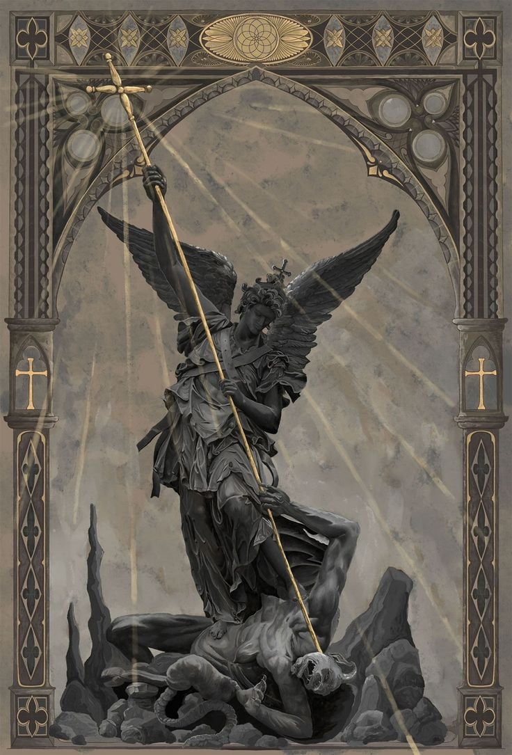 trad_west_'s tweet photo. Saint Michael the Archangel, defend us in battle https://t.co/zAzftDVNVT