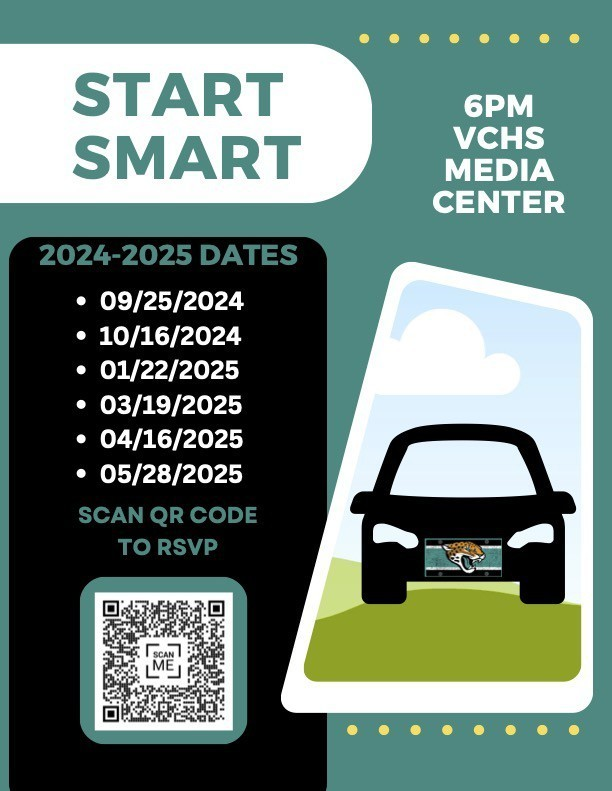 VCHS is hosting its next Smart Start driver safety class this coming Wednesday on January 22 at 6pm.  Register and get more details here tinyurl.com/vchsstartsmart… #VCPUSD #ValleyCenter #Pauma #PaumaValley #ValleyCenterSchools