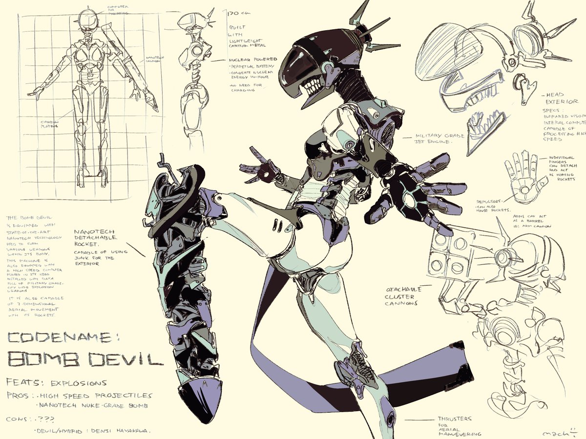 BOMB-DEVIL MECHA #chainsawman