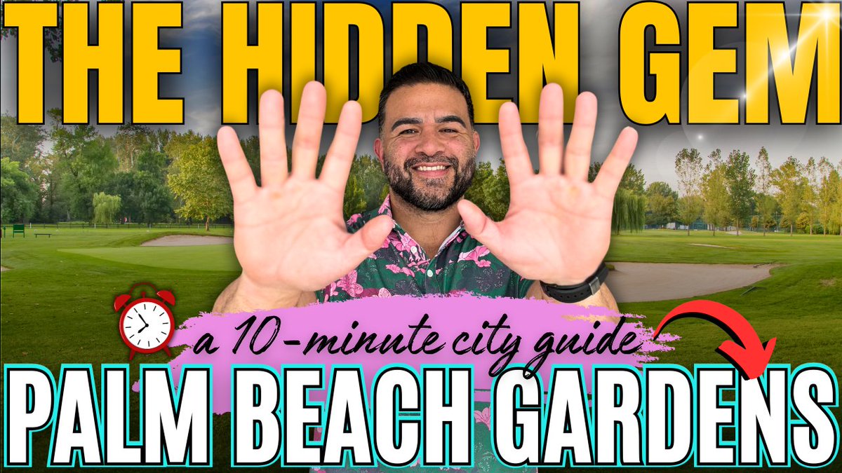 JAlexanderGroup's tweet photo. Luxury living, world-class golf, pristine beaches, and vibrant dining—this South Florida gem has it all! Thinking about making the move? Let me show you why #PalmBeachGardens is the ultimate place to live, work, and play. https://t.co/i0XPl1IfCy via @YouTube https://t.co/0CwJVRHImy
