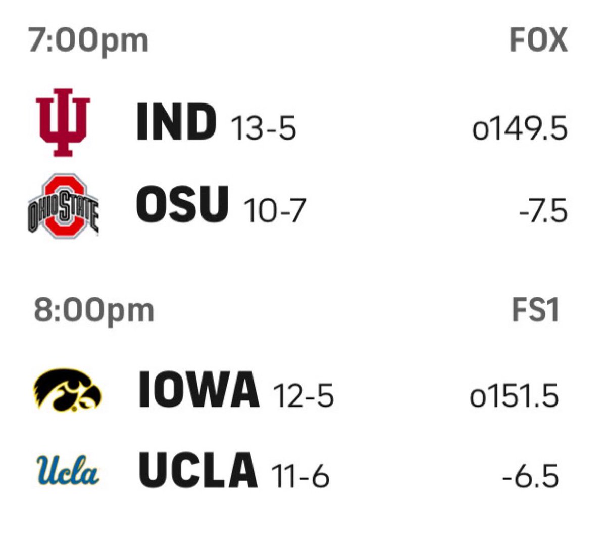 Casual Big Ten tweet media