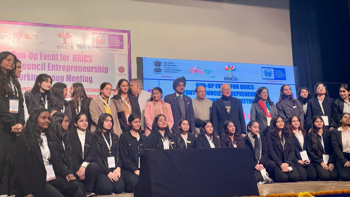 MATA SUNDRI COLLEGE FOR WOMEN, UNIVERSITY OF DELHI (@mata_for) on Twitter photo Idea based competition session at Run-up Event for BRICS
Youth Council Entrepreneurship Working Group Meeting at Mata Sundri College for Women on 17 January 2025.
<a href="/GCTCWORLD/">Global Counter Terrorism Council</a> <a href="/IndiaSports/">Dept of Sports MYAS</a> Idea based competition session at Run-up Event for BRICS
Youth Council Entrepreneurship Working Group Meeting at Mata Sundri College for Women on 17 January 2025.
<a href="/GCTCWORLD/">Global Counter Terrorism Council</a> <a href="/IndiaSports/">Dept of Sports MYAS</a>
