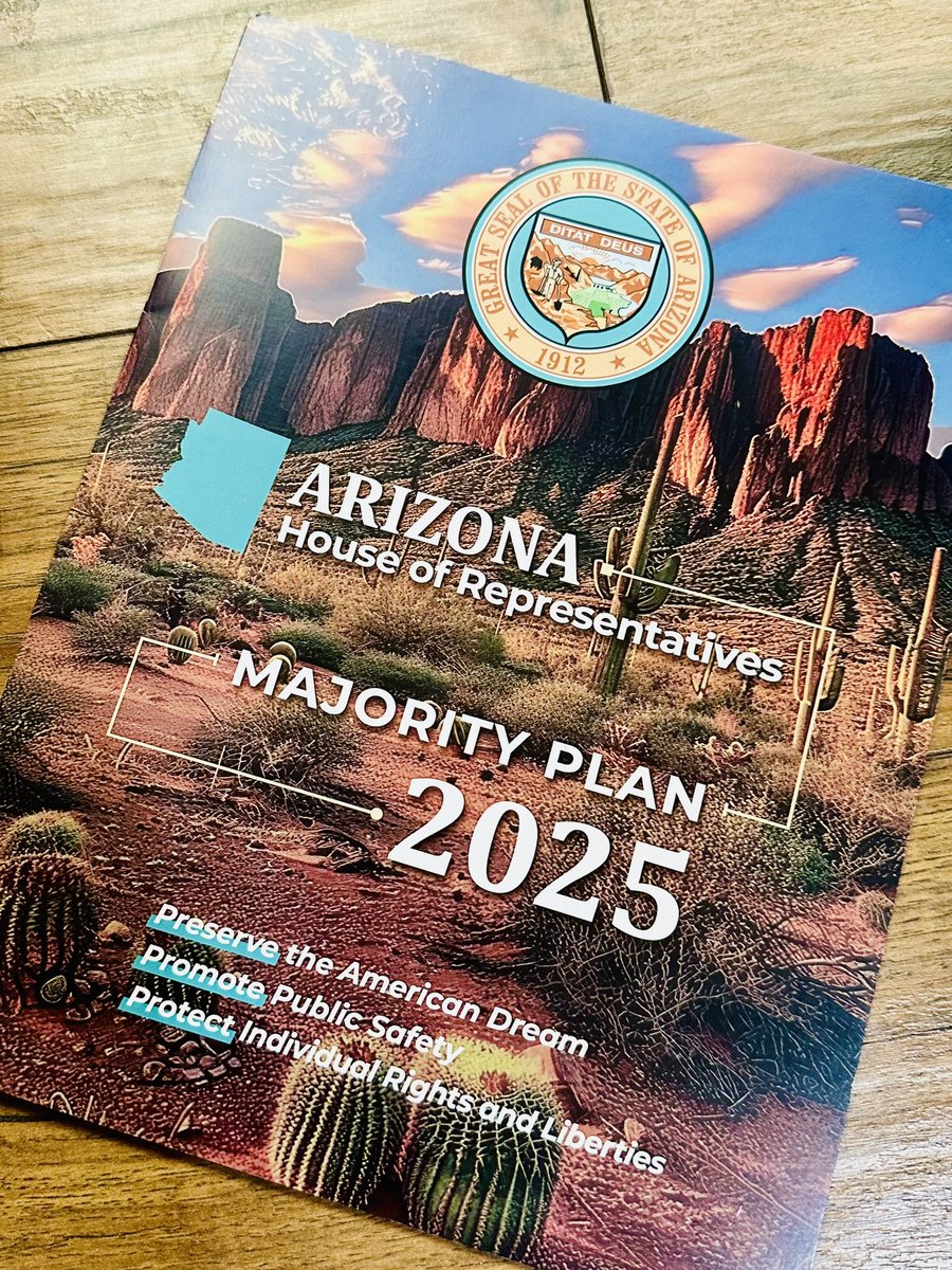 MichaelCarbone's tweet image. We’ve been working hard these past few weeks to get our plan out to our Arizonans. 
Check out the Majority Plan for 2025 that the AZ State House drafted as well as our brand new website: azhousegop.com