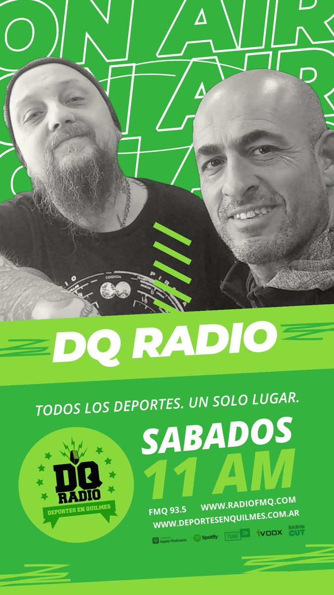 #DQRadio | Mañana, de 11 a 13: Especial #QuilmeñosEnParís2024. Estaremos charlando con #JoaquínGómez (Martillo), #MarianoMamoRonconi (ex DT de #LosLeones), #LuisCristaldo (Boccia) y #LourdesMaciel (ParaPowerlifting). 
.
Por FMQ 93.5 y radiofmq.com