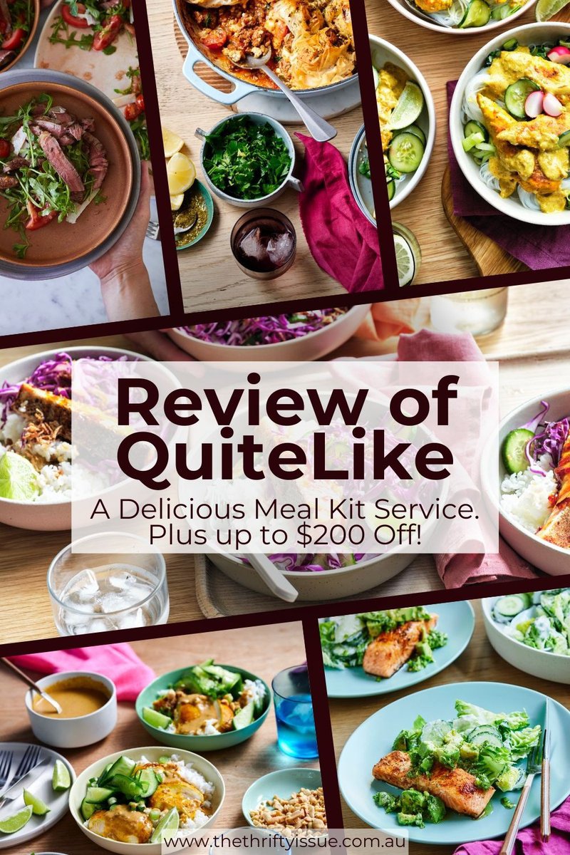 Fresh, high quality ingredients, a great variety of meals and up to $200 off with QuiteLike

Read more 👉 lttr.ai/AaheZ

#mealkit #aussiediscount #MakeLifeEasier