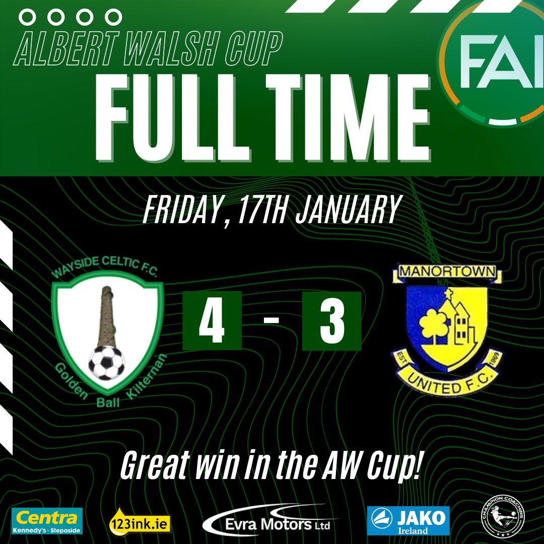 waysideceltic's tweet photo. FULL TIME | Our 3rds see our a great win! https://t.co/YVntrbOt8v