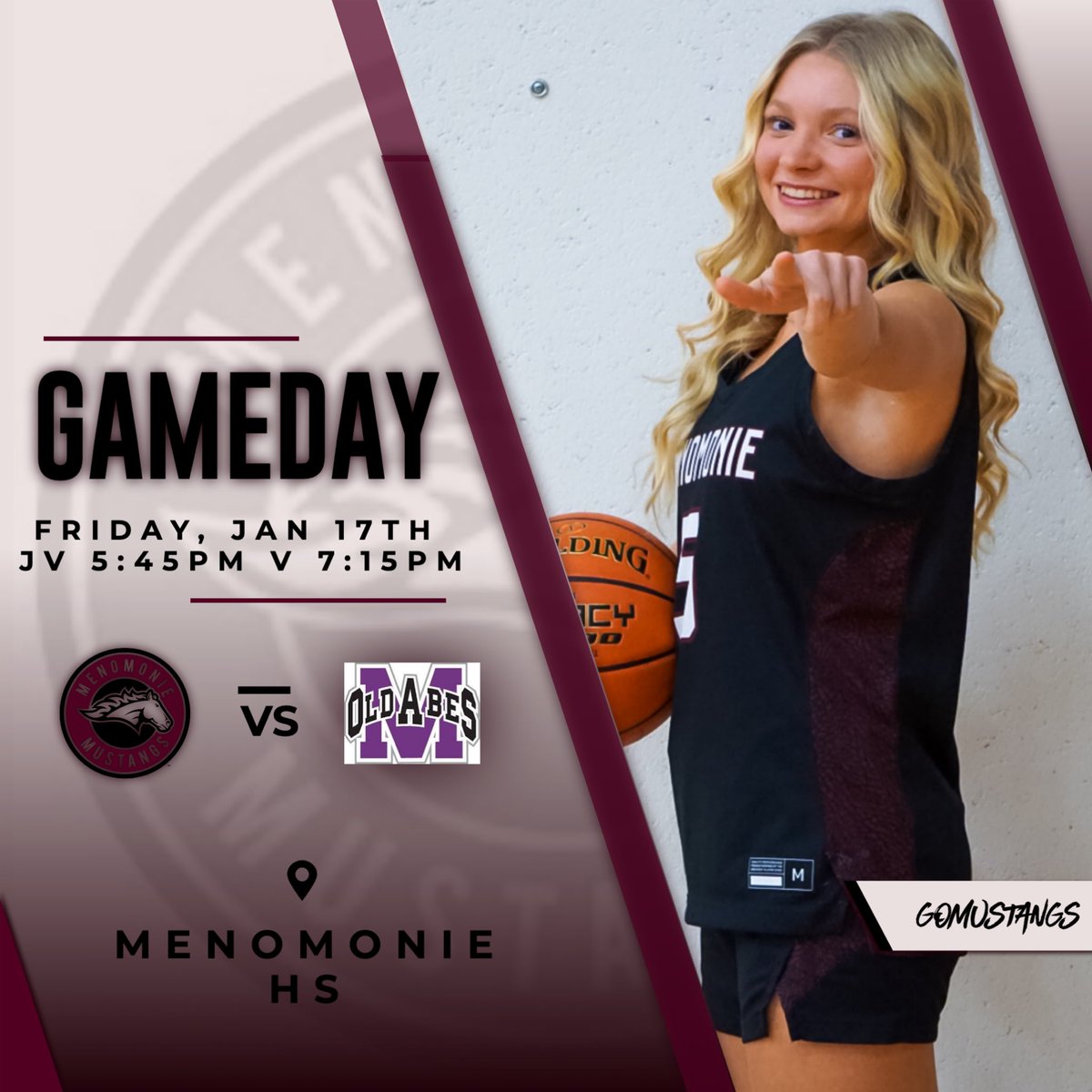 Back at home tonight vs Memorial!! 🏀👊🏻