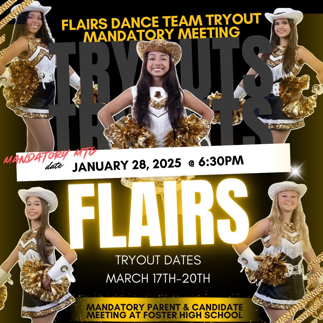 Foster Flairs Drill Team (@fhsfosterflairs) on Twitter photo 