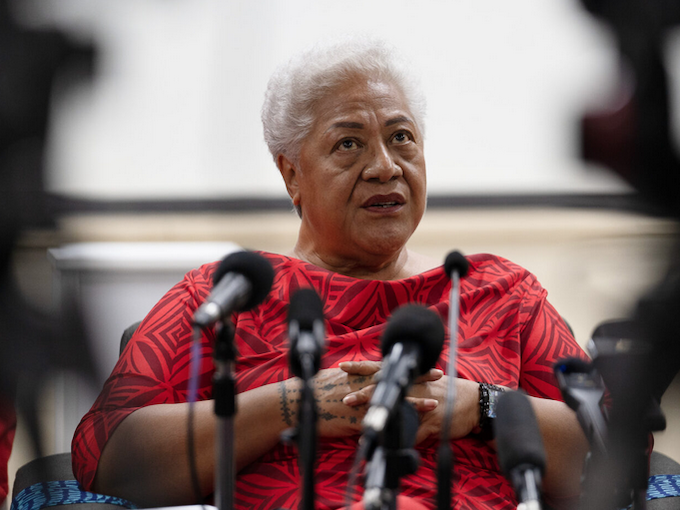 DavidRobie's tweet photo. Samoa’s political future hangs in balance with Fiame leadership challenge #AsiaPacificReport #devpolicy @devpolicy @lagipoiva #Samoa #samoanpolitics #leadership #Gender @femlinkpacific 
https://t.co/ZKriVpRIjW https://t.co/7OoriTWTFm