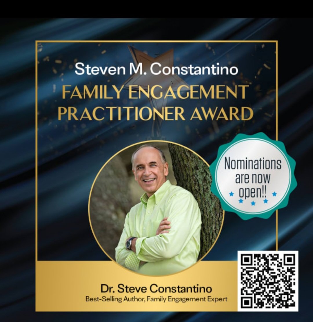 NFES 2025 October 27- 31, 2025 (@nfesummit) on Twitter photo Nominations are now open for the <a href="/DrSConstantino/">Steve Constantino</a> Family Engagement Practitioner Award! Nominate a deserving educator today!!! #nfesummit25 #FiveSimplePrinciples nfesummit.com/family-engagem… Nominations are now open for the <a href="/DrSConstantino/">Steve Constantino</a> Family Engagement Practitioner Award! Nominate a deserving educator today!!! #nfesummit25 #FiveSimplePrinciples nfesummit.com/family-engagem…
