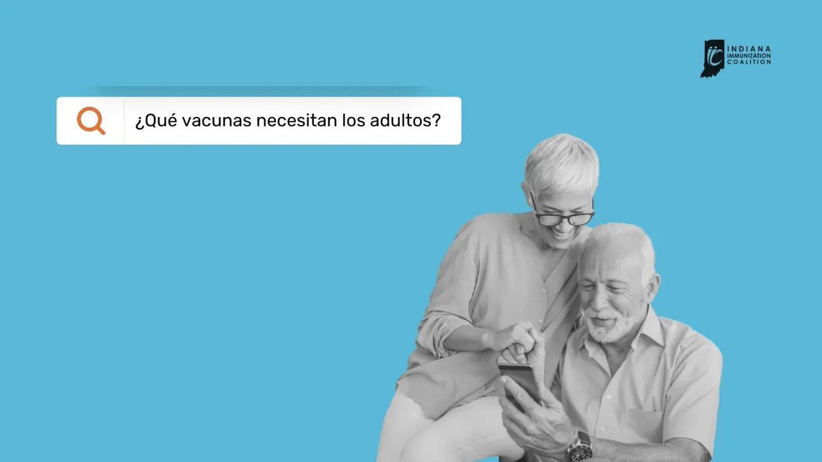 ¡La vacuna contra el COVID y los refuerzos no son las únicas vacunas que los adultos necesitan para mantenerse saludables! Consulte con su proveedor de atención médica para asegurarse de que está al día. #VacunateIndy