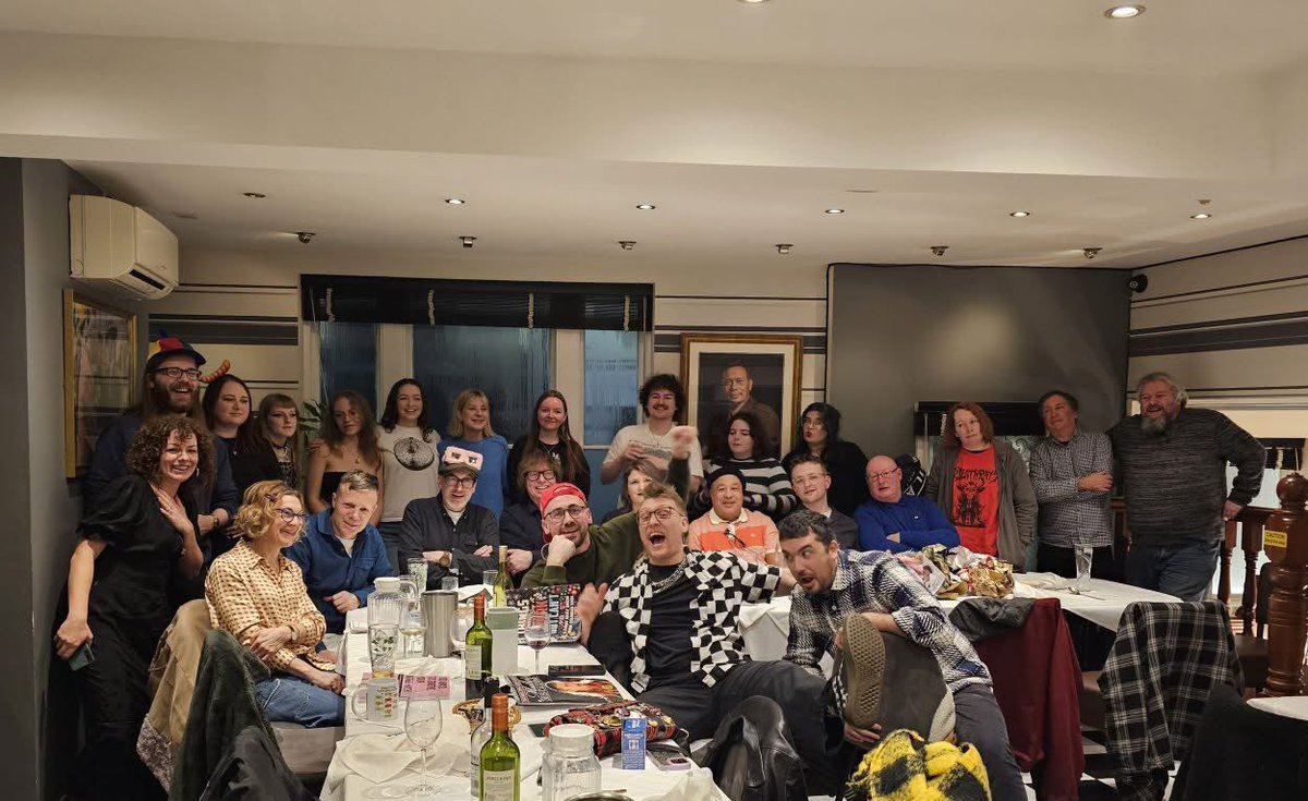 We totally forgot to say that we aren't open tonight! We're having a night out together to celebrate getting through the festive season (and year!). Everyone in this photo is really important to the running of the venue. Without people, you are nothing. Back tomorrow xxx