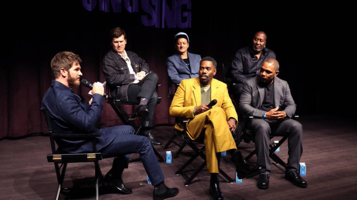 We had the opportunity to attend a special 'Sing Sing' screening followed by a Q&amp;A with director Greg Kwedar and stars Colman Domingo, Clarence Maclin, Sean “Dino” Johnson, and Sean San Jose, moderated by Andrew Garfield.

They spoke about brotherhood, redemption &amp; the power of