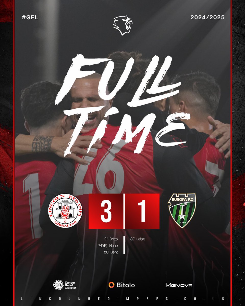 ⏹️ FULL TIME 

<a href="/NanoGM21/">Nano González</a> and <a href="/DanBent/">Dan Bent</a> add second-half goals to secure the three points 💪

🔴 3-1 🟣

#LRI #GFL 👹
