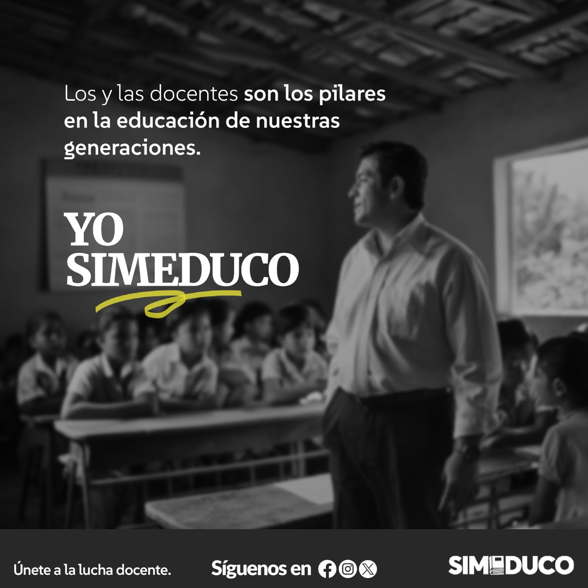 #SIMEDUCO El docente es una parte del éxito educativo. Los recursos es otra parte
#sineducaciónnohayprogreso}
#Educación