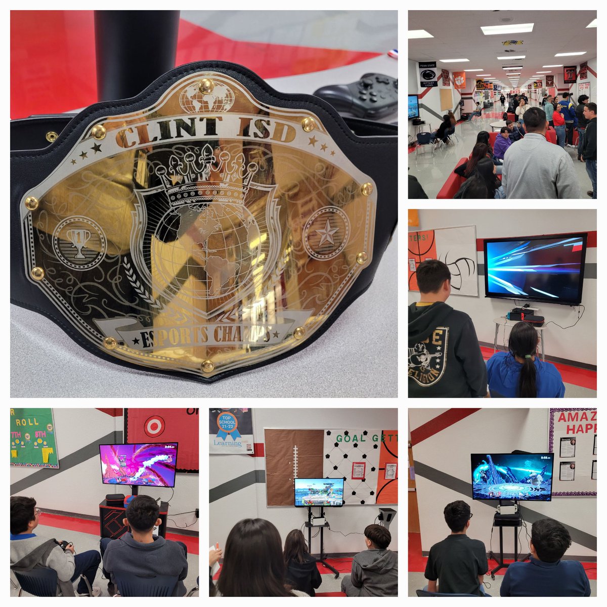 Our middle school ACE students are competing on an epic showdown in the esports tournament, all competing for the coveted championship belt! <a href="/ClintISD/">Clint ISD</a> <a href="/cisdinsttech/">Clint Instructional Technology</a> <a href="/EMMSACE/">EMMS ACE Program</a> <a href="/Swanny_Bill9/">Bill Swanson</a>
