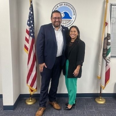 Dr. César Morales, Ventura County Superintendent of Schools, meets with Pearl Galvan, the new CEO of the Boys &amp; Girls Club of the Santa Clara Valley. Such an amazing community partner!