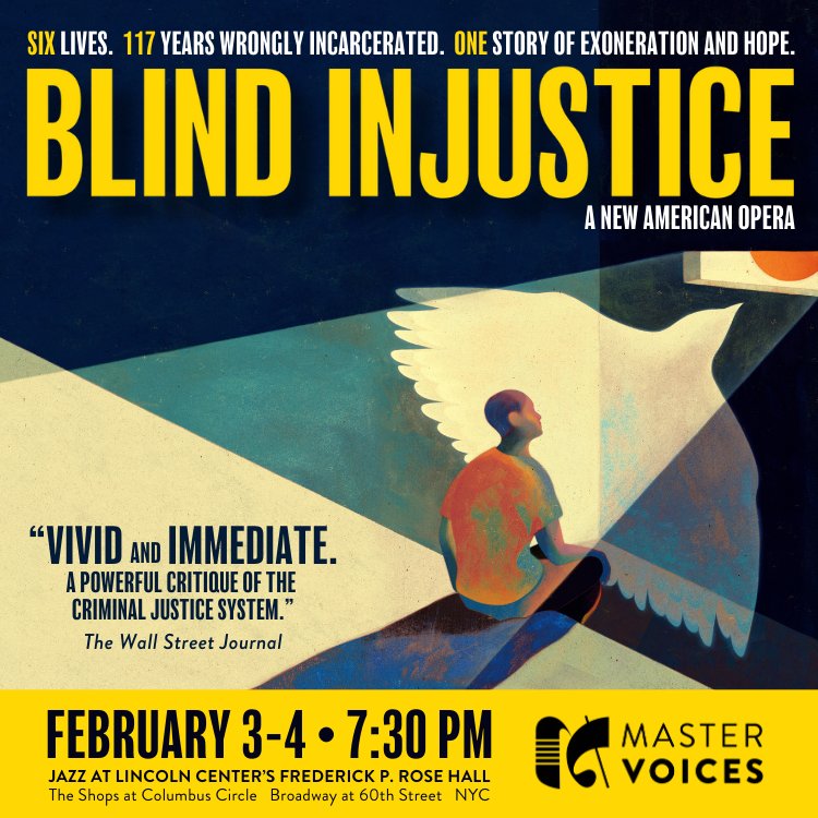innocence's tweet photo. Blind Injustice, an inspiring new 90-minute opera, follows the Ohio Innocence Project’s efforts to overturn the convictions of six people who were wrongly convicted. 

NYC– save 10% on select seats now with code BLIND10:  https://t.co/tc3FE7vOZT https://t.co/0U8FK40Gtl