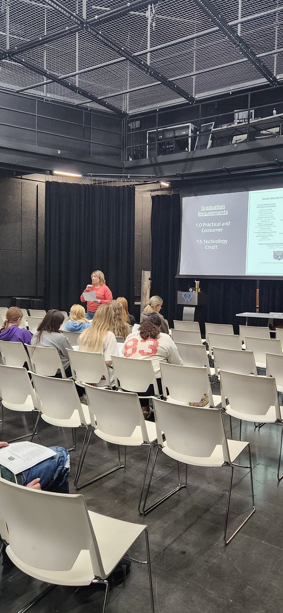 Big thanks to Emily Schmidt for speaking to our business and computer classes today about the importance of CTE Pathways! Your insights on aligning courses with post-secondary goals were invaluable. Excited to see students exploring the amazing business courses we offer at OW!