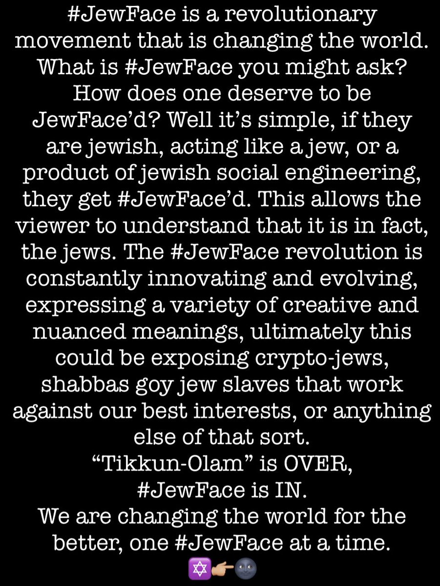 ChaosArkana's tweet photo. What is #JewFace ?👇🏼 https://t.co/4wY9gPXNj3