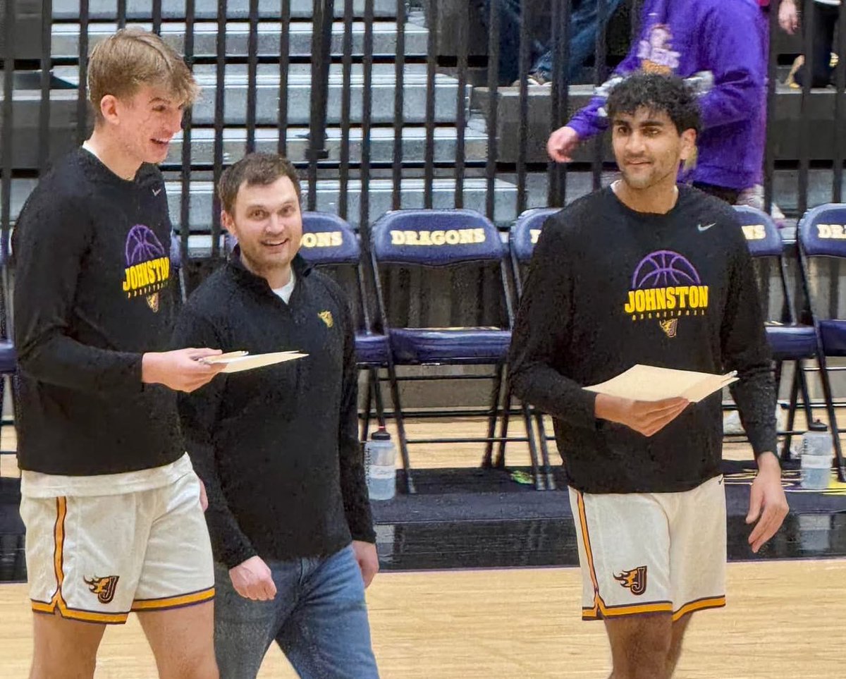 Members of our Johnston varsity girls and boys basketball teams tonight honored some of the educators that have had a big impact on them!  

Girls gave a special thank you to: Eileen Kurth, Kayla Bousum, Courtney Rosenberger, Christine Stumm, Claire Anderson, Melanie Sesker,