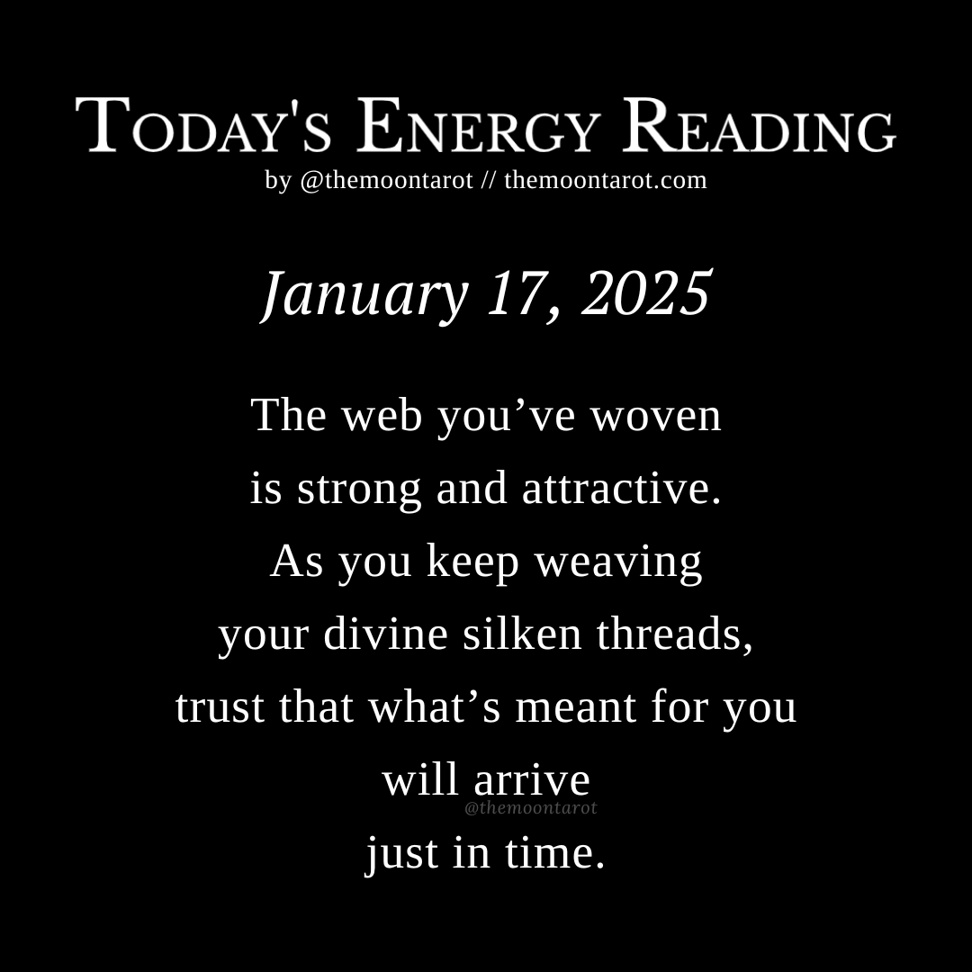 themoontarot_'s tweet photo. Today's Energy Reading: January 17, 2025 https://t.co/px7wWjeVPk