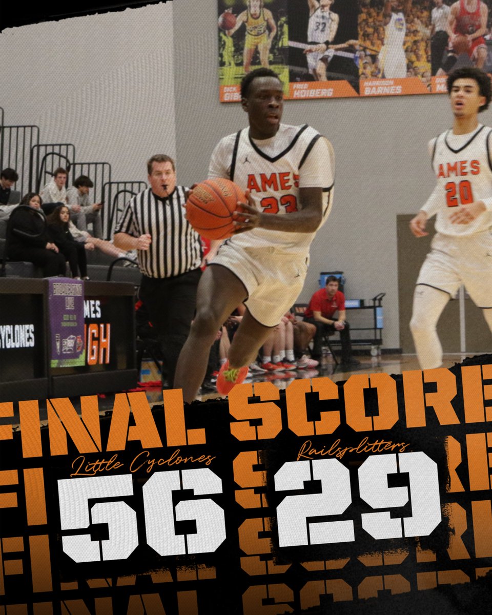 𝑨𝒎𝒆𝒔 𝑾𝒊𝒏𝒔! 🌪️

Two team wins from the Little Cyclones tonight! They will face off against Cedar Falls tomorrow afternoon starting at 2:30.